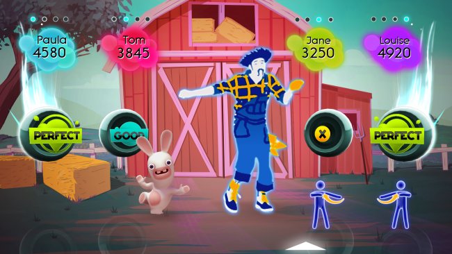 Rabbids tanzen in just dance 2 Rabbids tanzen in just dance 2