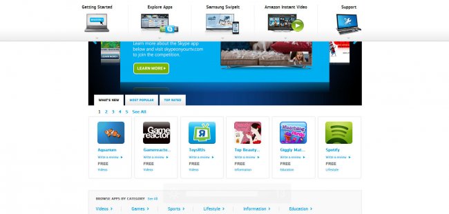 Smart TV App von Gamereactor f�r Sony und Samsung