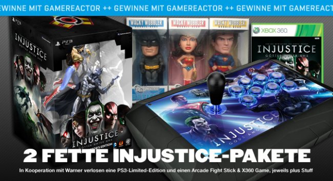 Arcade Fight Stick und Limited-Edition von Injustice gewinnen!