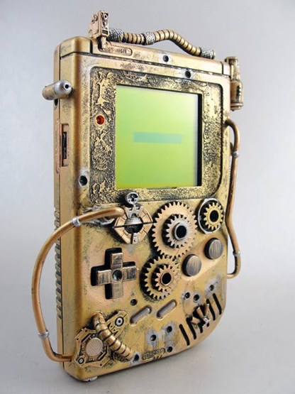 Uralt-Gameboy für Steampunker