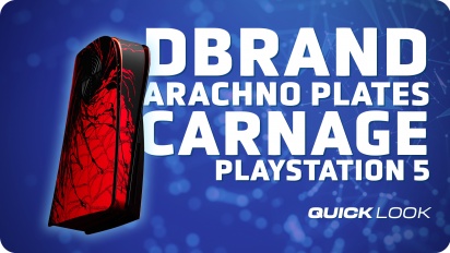 dbrand Arachnoplates Carnage for PlayStation 5 (Quick Look) - Es soll ein Gemetzel geben