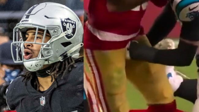 NFL-Spieler wurde wegen eines Schlags in die Leiste gegen den Rivalen gesperrt, mit einer Ablöse, die einem Spielgehalt entspricht