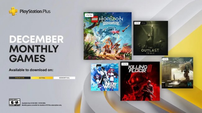PlayStation Plus gibt uns im Dezember 5 Spiele kostenlos