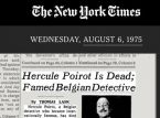 50 Jahre nach dem Tod von Hercule Poirot: Der fiktive Detektiv, der einen echten Nachruf in der New York Times erhielt
