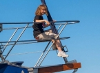 Greta Thunbergs Gaza-Flottille gibt an, von einer Drohne getroffen worden zu sein