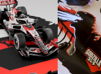 Das Haas F1 Team stellt vor dem Gro&szlig;en Preis von Japan eine spezielle Lackierung mit Godzilla vor.