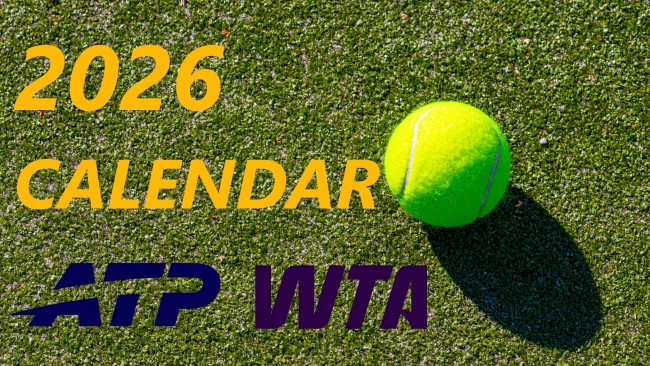 Tenniskalender 2026: Termine für alle Grand Slams, ATP und WTA Masters 1000 im Jahr 2026
