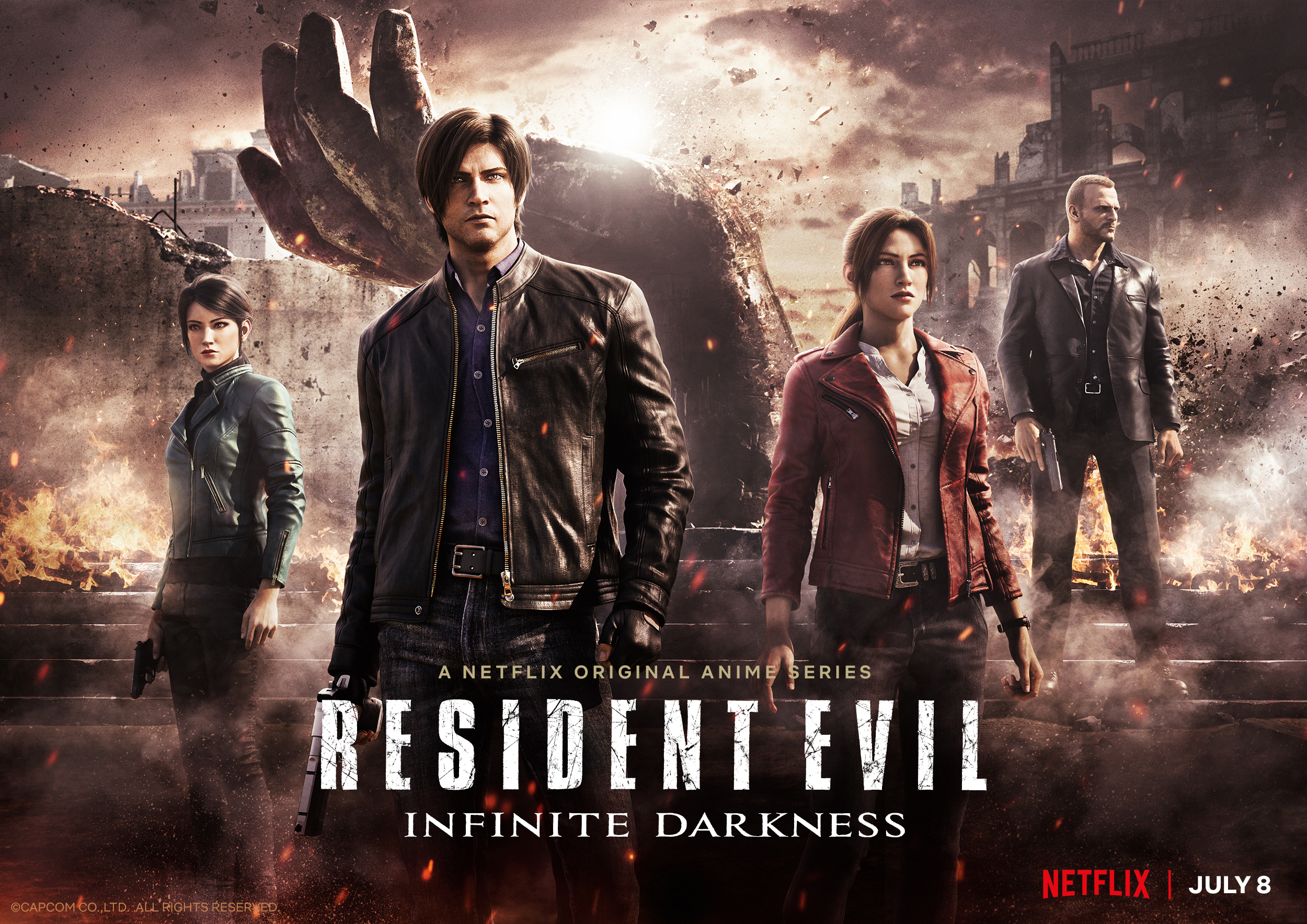 Infinite Darkness: Claire Redfield und Leon Kennedy ab sofort auf Netflix
