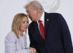 Giorgia Meloni im peinlichen Schlagabtausch mit Trump, nachdem der US-Pr&auml;sident sie als "sch&ouml;n" bezeichnet hat