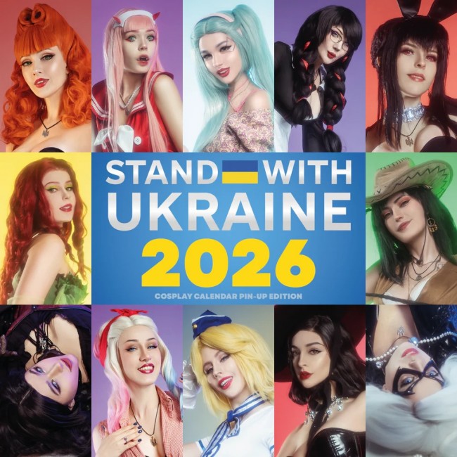 Du kannst 2026 damit beginnen, die Ukraine mit einem schönen Cosplay-Kalender zu unterstützen