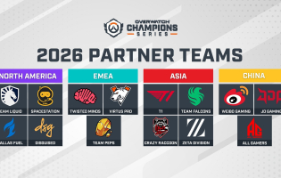 China-Partnerteams best&auml;tigt f&uuml;r die Overwatch Champions Series 2026