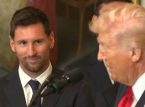 Leo Messi besucht Donald Trump im Wei&szlig;en Haus: Sein Gesicht, wenn er Ronaldo erw&auml;hnt