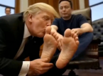 KI-Video von Trump, der Musks F&uuml;&szlig;e k&uuml;sst, sorgt f&uuml;r Chaos im HUD-B&uuml;ro