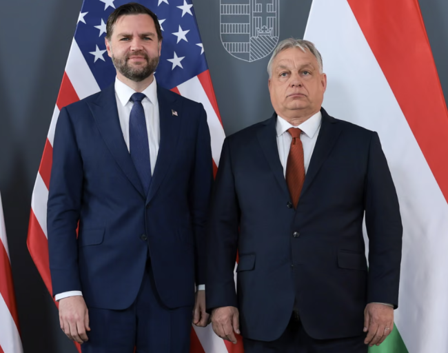 JD Vance wirft der EU während des Besuchs Ungarns Wahleinflussnahme vor