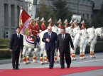 Kim Jong Un begr&uuml;&szlig;t Lukaschenko