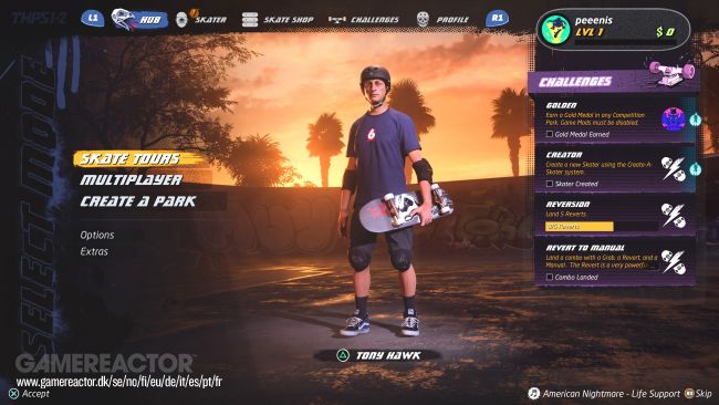 Tony Hawk's Pro Skater 1 and 2