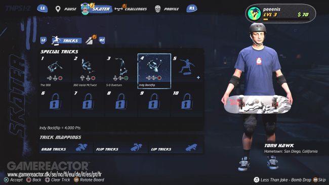 Tony Hawk's Pro Skater 1 and 2