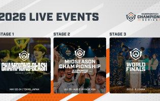 Blizzard best&auml;tigt Termine und Orte f&uuml;r die Live-Events der Overwatch Champions Series 2026