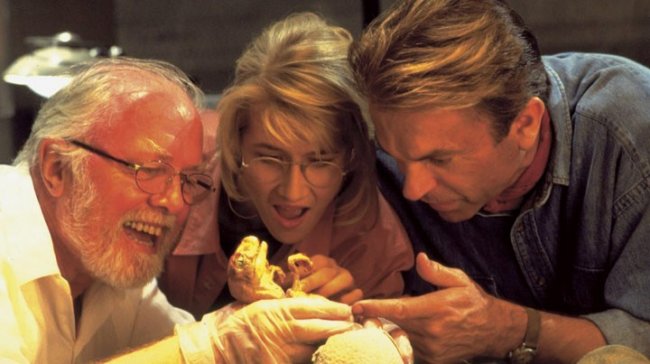 Laura Dern, Sam Neill und Jeff Goldblum kehren in einem Super-Bowl-Werbespot zum ersten Jurassic Park zurück
