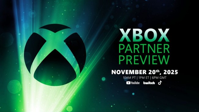 Xbox veranstaltet am 20. November eine Partner-Vorschau-Präsentation