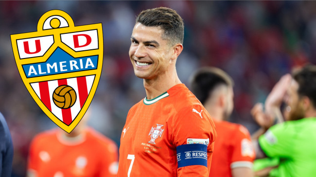 Cristiano Ronaldo kauft 25 % des Anteils an UD Almería, dem zweitklassigen Verein in Andalusien.