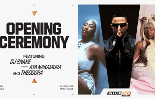 DJ Snake, Aya Nakamura und Theodora er&ouml;ffnen den Esports World Cup 2026