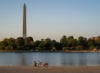 Ehemaliger Olympionike bestreitet die Behauptung, er habe das Spiegelbecken in Washington D.C. besch&auml;digt