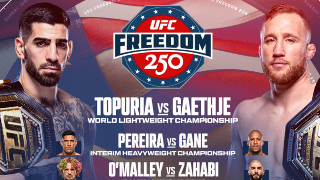 Ilia Topuria gegen Justin Gaethje bestätigt als Hauptattraktion beim UFC-Weißen Haus an Trumps Geburtstag