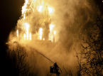 Historische Amsterdamer Kirche wurde bei einem fr&uuml;hen Neujahrsbrand durch Feuer besch&auml;digt
