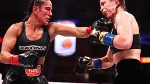 Taylor vs. Serrano 3: Zeit und wie man das Frauenboxen live auf Netflix sehen kann