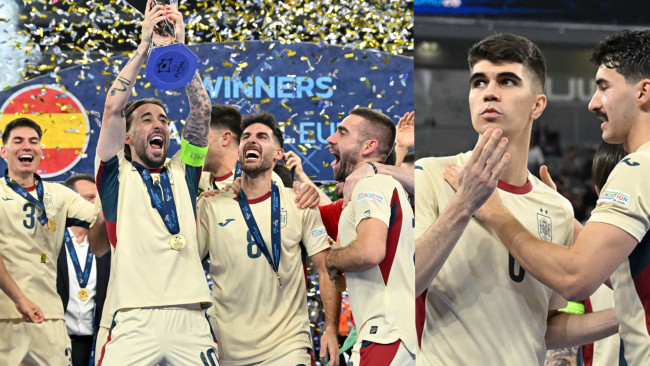 Spanien besiegt Portugal und gewinnt damit die achte UEFA-Europameisterschaft im Futsal