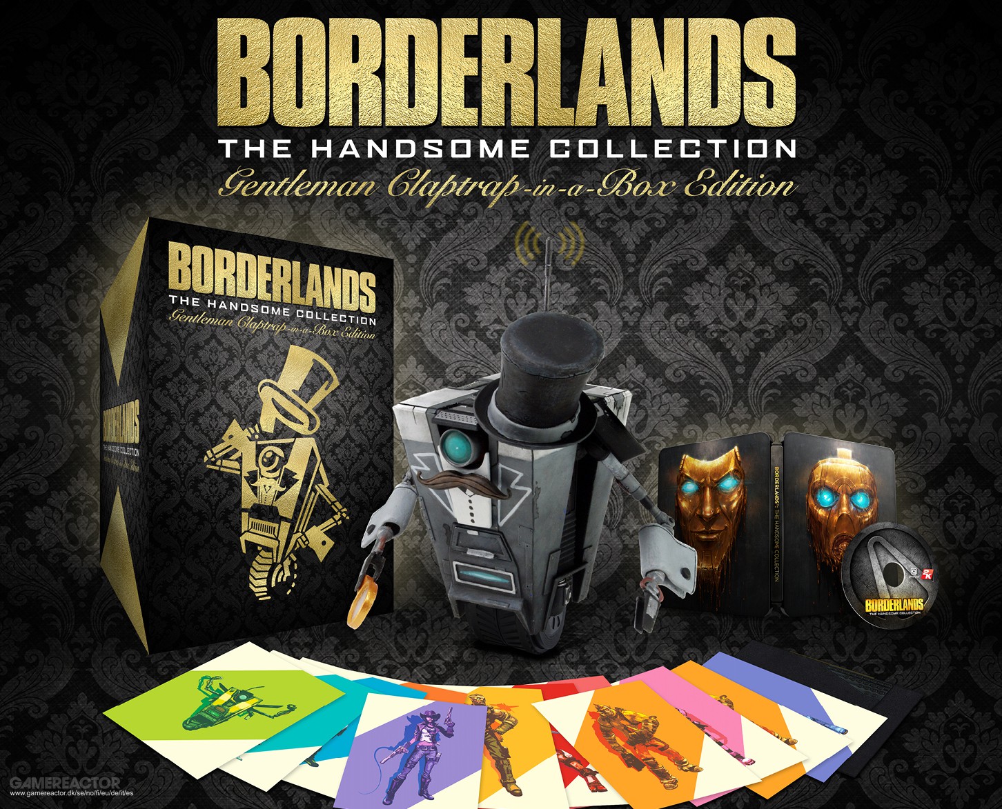 The handsome collection. Borderlands 2 коллекционное издание. Borderlands: the handsome collection. Borderlands Claptrap-in-a-Box. Collector's Edition Pack Borderlands 2.