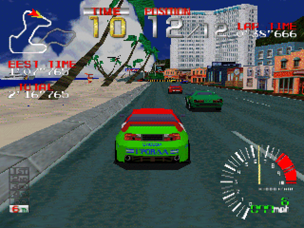Der ursprüngliche Titel von Ridge Racer war Texture Drive