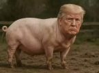 Trumps Ausbruch gegen eine Journalistin geht viral: "Ruhe, Schweinchen"