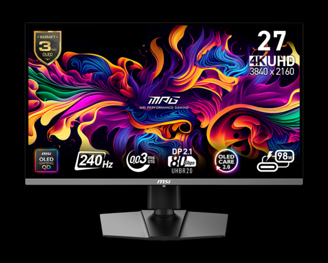 Asus, Samsung und MSI machen mit den weltweit ersten 4K-OLED-240-Hz-27-Zoll-Monitoren einen Vorsprung auf der CES