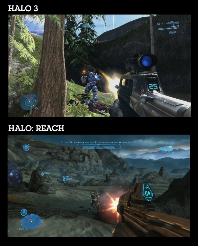 Grafikduell: Halo: Reach vs. Halo 3