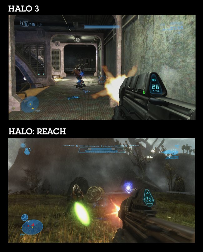 Grafikduell: Halo: Reach vs. Halo 3