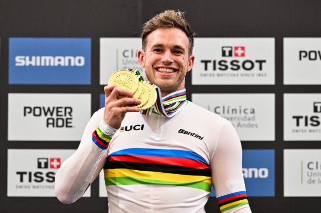 Harrie Lavreysen triumphiert bei der UCI Bahnrad-Weltmeisterschaft mit vier Goldmedaillen