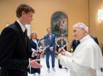 Jannik Sinner wird als erster Spitzensportler von Papst Leo XIV. begrüßt