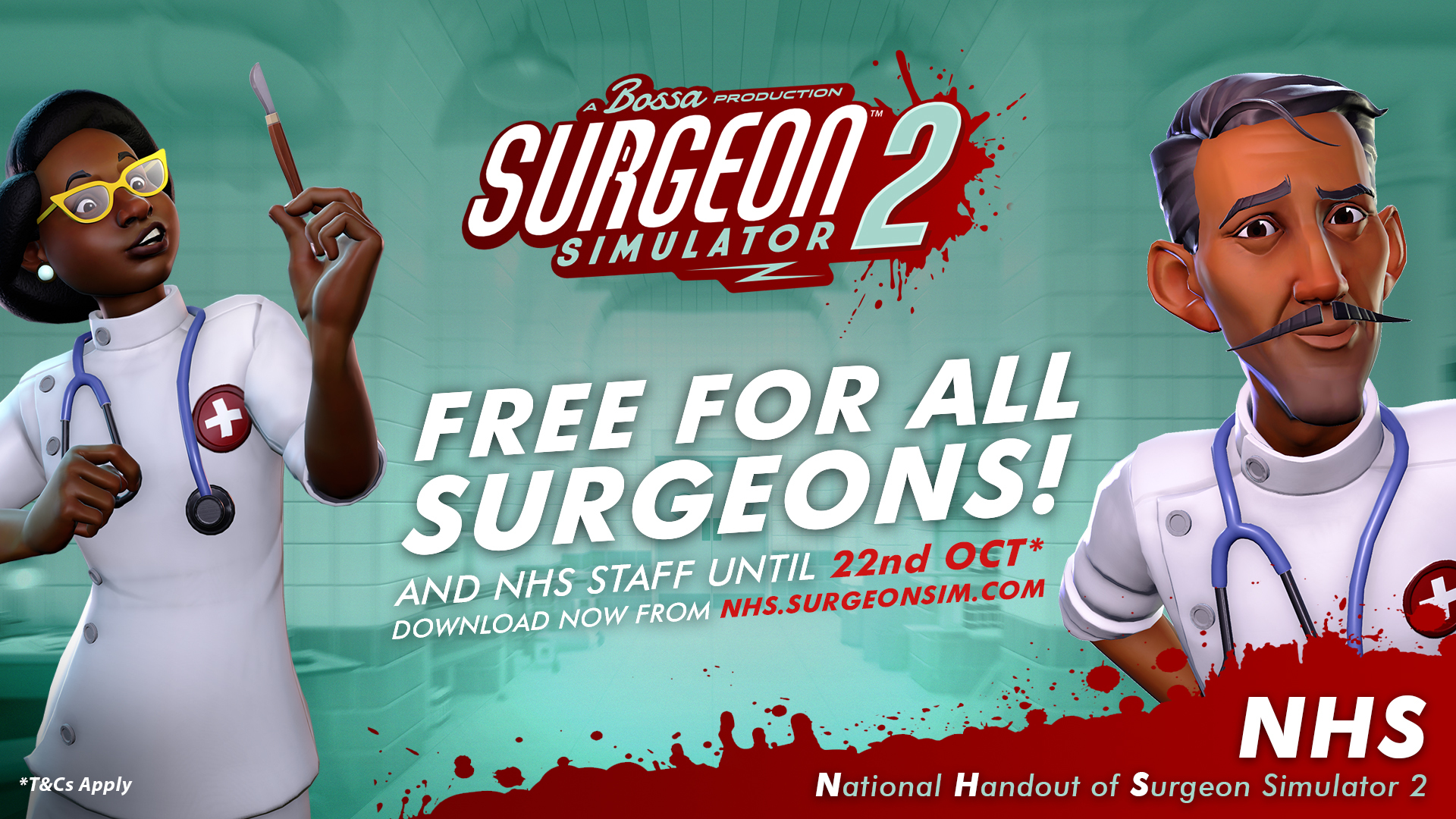Real surgeons in the UK get Surgeon Simulator 2 for free