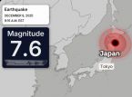 Japan gibt Tsunamiwarnung nach einem starken Erdbeben der St&auml;rke 7,6 aus.