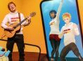 Der Musiker Ed Sheeran &uuml;bernimmt das Stadion, um Pok&eacute;mon Stadium zu spielen