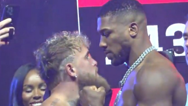 Anthony Joshua wiegt vor dem Netflix-Boxkampf 13 kg mehr als Jake Paul