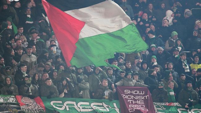 Celtic-Fans schwenkten in München palästinensische Fahnen: "Zeig dem Zionismus die rote Karte"