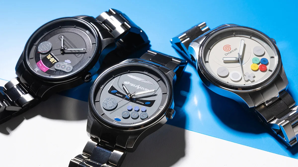 Sega bringt Retro-Uhren mit stilvollem Konsolendesign heraus