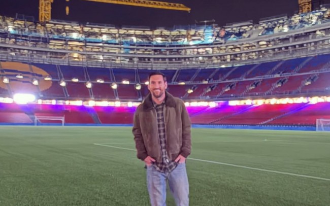 Messis Besuch im Camp Nou war nicht mit dem FC Barcelona abgesprochen, der keine Ahnung hatte, dass er kommen würde