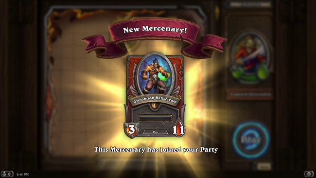 Blizzard: Mercenaries ist \