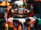 Der F1-Champion Lando Norris kehrte in den Postseason-Tests auf die Strecke zur&uuml;ck und zeigte einen goldenen Helm