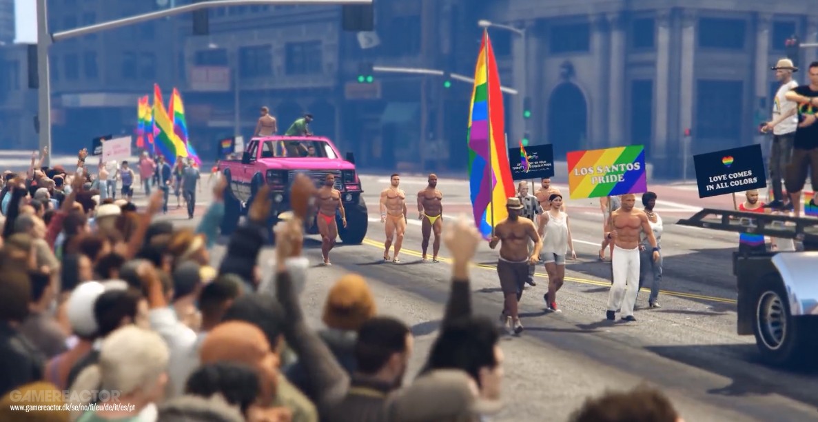 Modder Bauen Los Santos Pride LGBT Parade F R GTA V Grand Theft Auto 1816043b 