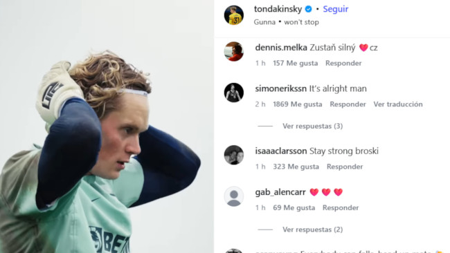 Tottenham-Torwart Kinský erhält nach einem traumatischen Spiel tausende Unterstützungsnachrichten auf Instagram